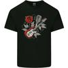 Rockabilly Guitar & Microphone Rock & Roll Kids T-Shirt Childrens