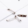 Accessory Brooch Decoration Rolling Catch Safety Pins Brooch Backs Lock Pin Brooch 25mm Lock Pin