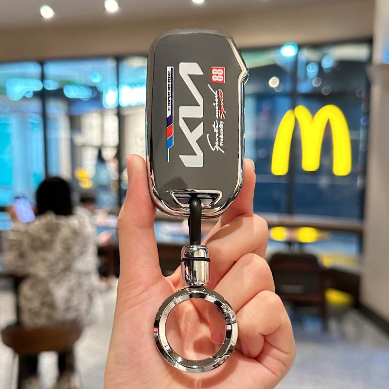 New TPU Car Key Case Cover Protector Shell For Kia Sportage Ray Sorento Soul Telluride Cerato 2020 K5 K8 2022 Soft Accessories hxqgn22
