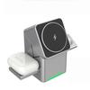 Qi2 Magnetic Rubik's Cube 3-in-1 Wireless Charger - Electric Rotating 15W Fast Charging Stand