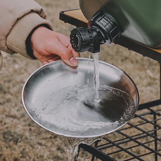 Camping Dinner Plate Stainless Steel Serving Plate Rustproof Heat-Resistant Reusable Dishwasher Safe Feeding