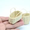 Dollhouse Miniature Woven Basket Playset Prop