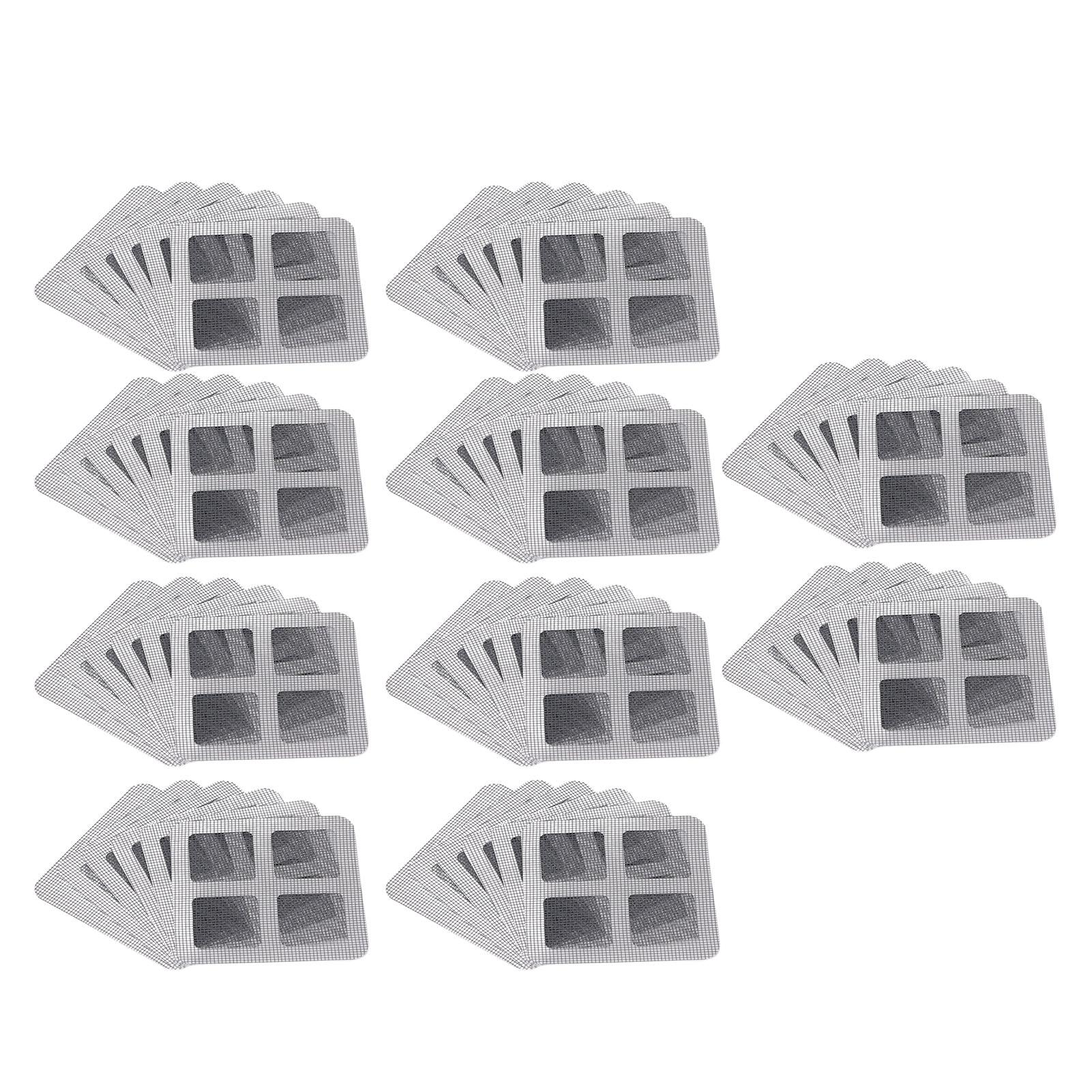 

60 шт. крышки для сливов в полу одноразовая сетка-ловушка для волос наклейка для ванной комнаты кухонная раковина 100x100 мм