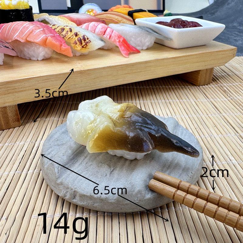 

Simulation 3d Sushi Model Cooking Toys Japanese Food Salmon Sushi Rice Ball Simulation Food Model Display Props Keyring Jewelry