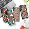 Christmas Snowman Christmas Tree Fundas For Samsung Galaxy S25 S24 S23 S22 S21 S20 Ultra S24 S23 FE S10 Plus Note 20 Phone Case