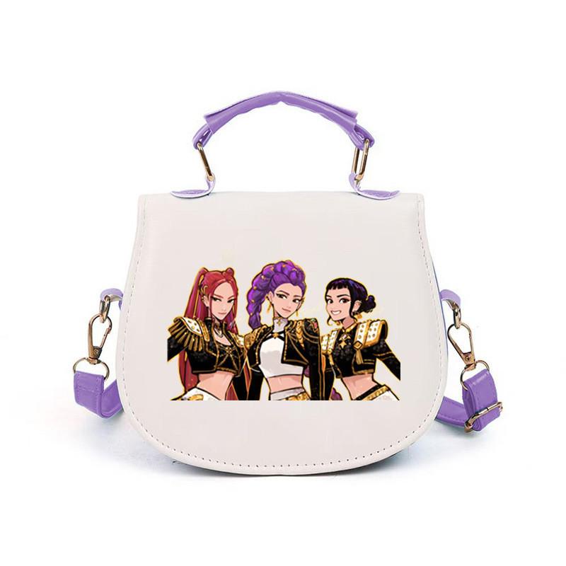 Mädchen Kpop Jäger Derpy Rumi Zoey Mira Bedruckte Schultaschen Kinder Freizeit Schultertaschen Crossbody Bags