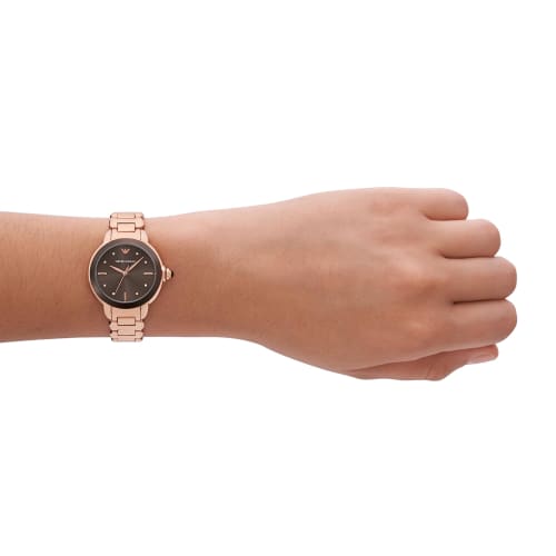 Emporio Armani Women's Watch AR11570 Pink Gold