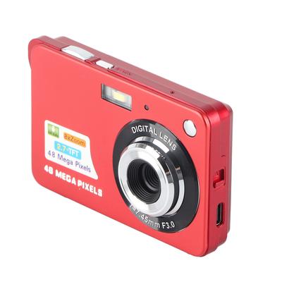 4K 48MP Aparat cyfrowy z 8-krotnym zoomem i antywstrząsowym obiektywem z 2,7-calowym ekranem LCD C3 48 Czerwony
