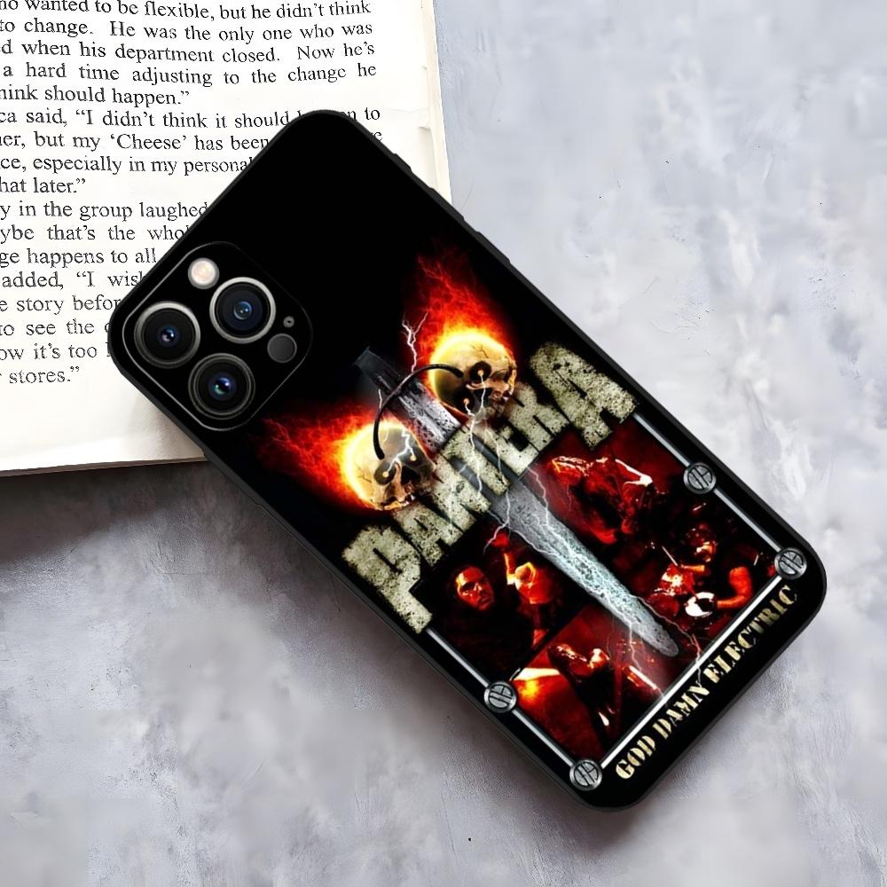 Pantera Ritual Metal Band Phone Case for iphone 15 14 Pro 13 Mini 11 12 Max Xr X Xs 8 Plus Shockproof Back Cover