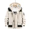 2023 European Winter Plus Size Waterproof Windproof Hooded Outdoor Two-piece Climbing Set