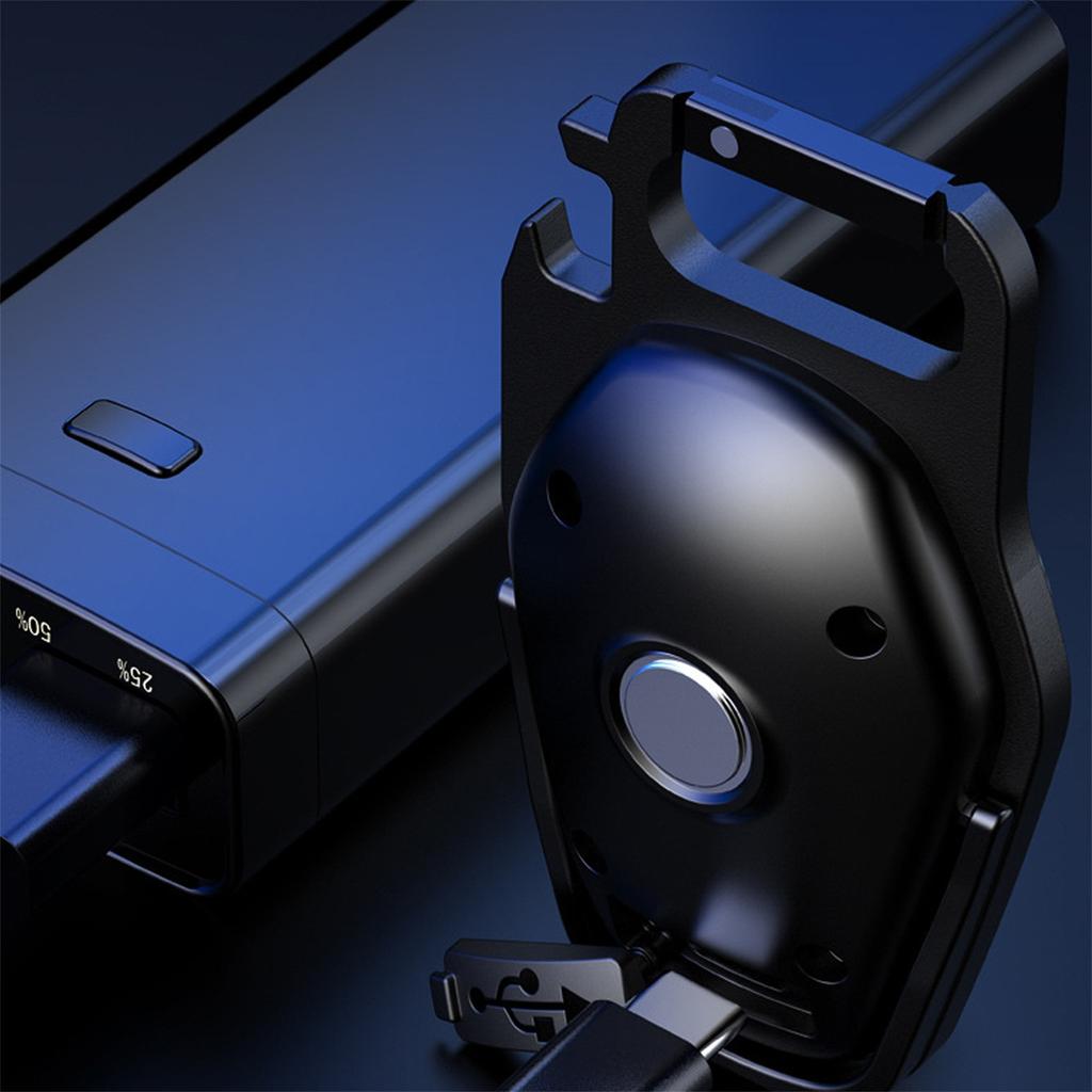 Starkes Licht, tragbarer Schlüsselanhänger, kleine Taschenlampe, USB-Aufladung, für Haus, Camping, Zuhause, starkes magnetisches Arbeitslicht