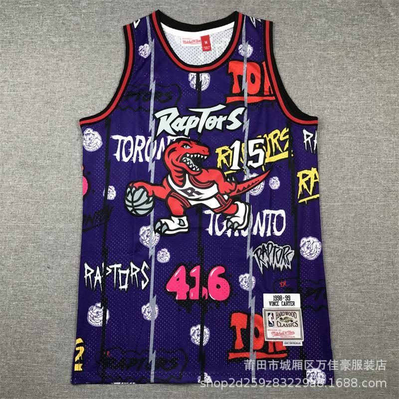 Amerikanisches Trikot Lakers Knicks Magic Speziell Retro-Stil Trend Sport und Freizeit Graffiti Camouflage Basketballtrikot Herren