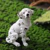 Resin Crafts Small Dog Statue Handmade Puppy Statue  Home Office Desk Decoration