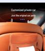 Compatible with Zhi Jie R7/S7: Magnetic Suede Plush Tissue Holder Box for Car Interiors