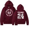 Streetwear-Cartoon-Buchstabendruck Herren Freizeit-Sport-Hoodie für Herbst und Winter, geeignet für tägliches Fitness und Joggen.