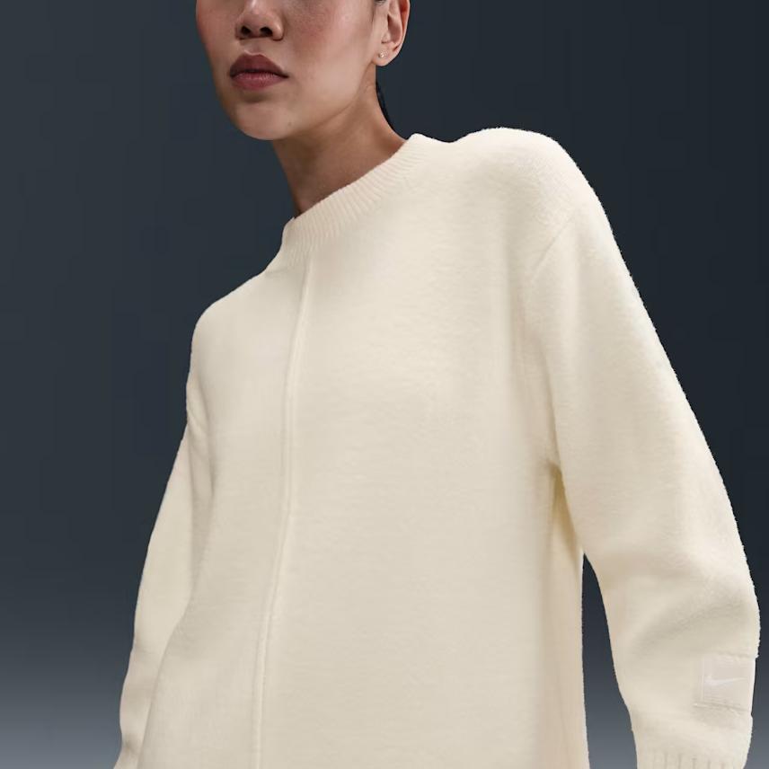 Nike Sweaters Women's Ivory Crew Neck Moderate Other HV2081-110