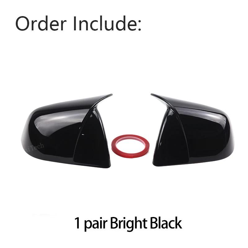 

Car Paste Side Door Rearview Mirror Cap Wing Side Mirror Cover Fit For Tesla ModelY Model Y 2019-2024 Bright Black