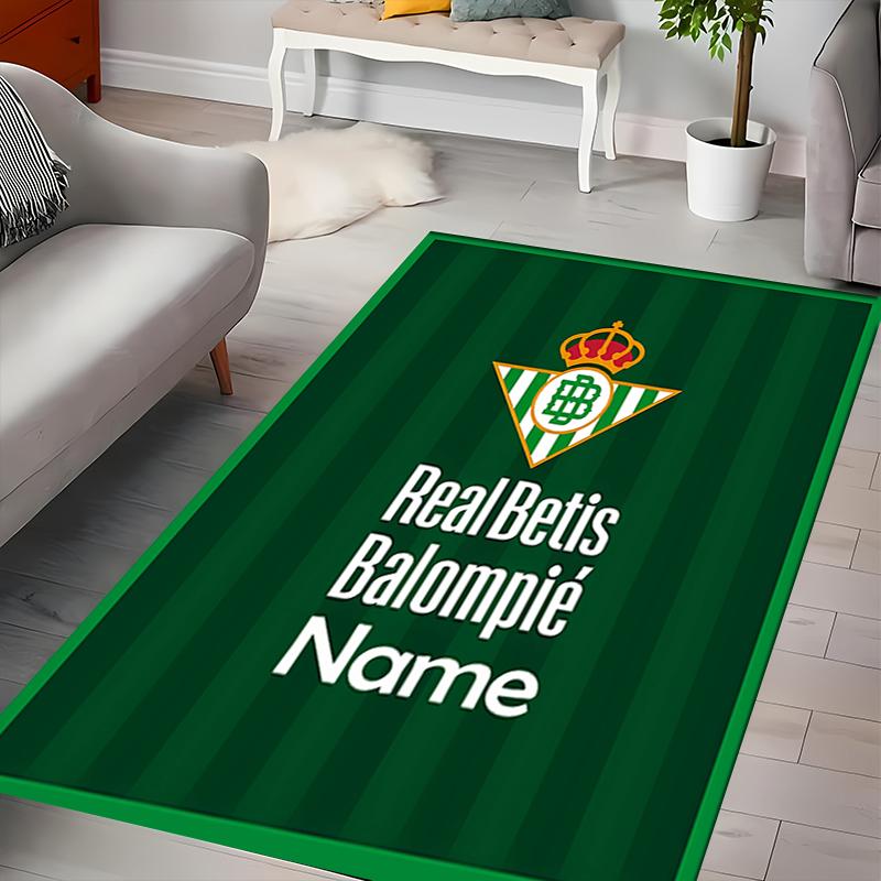 Custom personalization Real Betis Balompié Area Rug - Perfect For Kitchen, Bathroom,Laundry Room Decor Large Size Available,Gift All Seasons