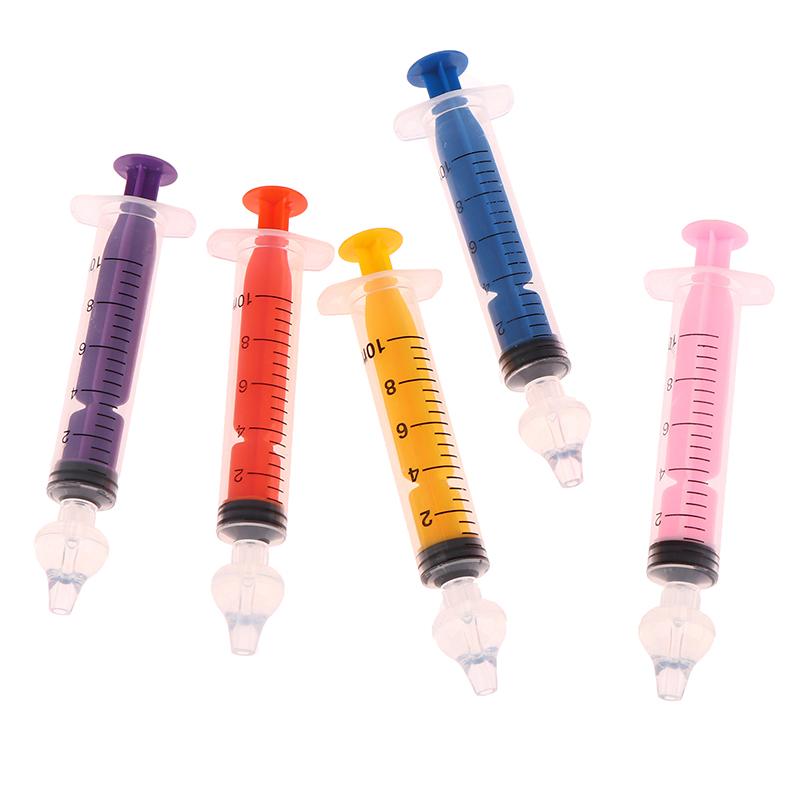1Pc 10Ml Baby Silicone Nasal Aspirator Nasal Syringe For Infant Safe Nasal Washer Needle Tube Cleaner Newborns Nose Cleaner