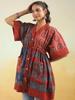 Multi Printed One Size Kaftan Top