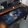 Moon Night Scenery Hd Printing Mousepad Pc Xxl Rubber Mouse Pad Gamer NonSlip 90x40cm Keyboard Overlock Esport Gaming Desk Mat