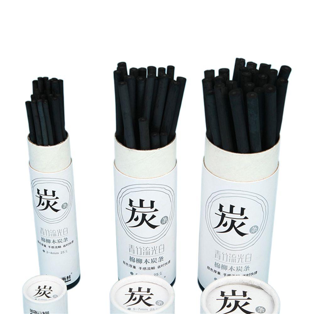 Black Color Charcoal Bars Willow Charcoal Drawing Charcoal Pencils Charcoal Sticks  Sketch Drawing