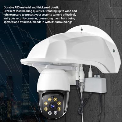 Surveillance Camera Protective Roof High Load Bearing Hard Outdoor Camera  Ample Inner Space for Dome PTZ Type Camera