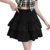 Women's Summer Ballet-Style High-Waisted Ruffled Mini Skirt