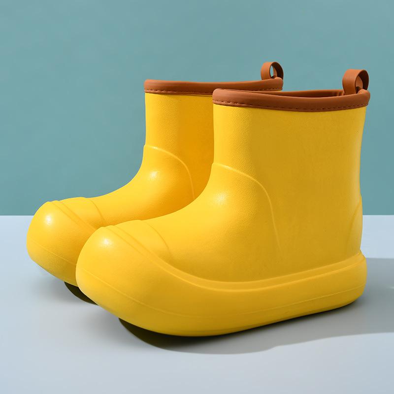 New cute high-top rain boots women's thick-soled outer wear spring outdoor fashion non-slip four-season rain boots rubber shoes women