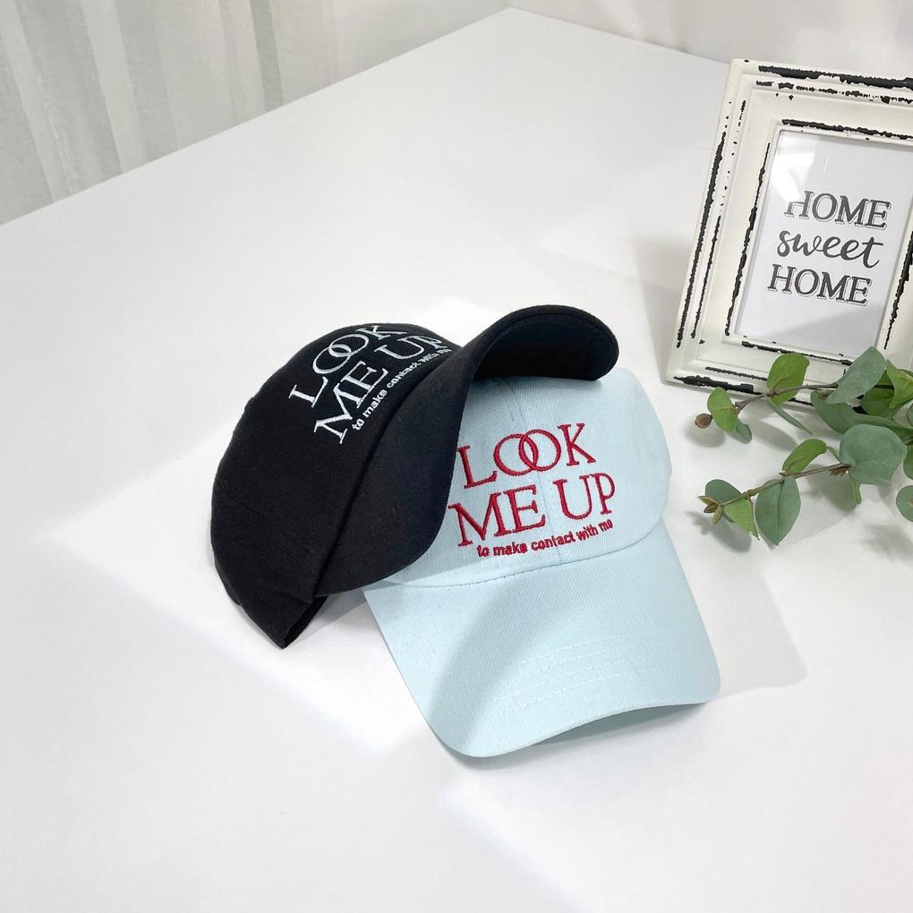 Women's and Men's Daily Look Me Up Linen Ball Cap Baseball Hat