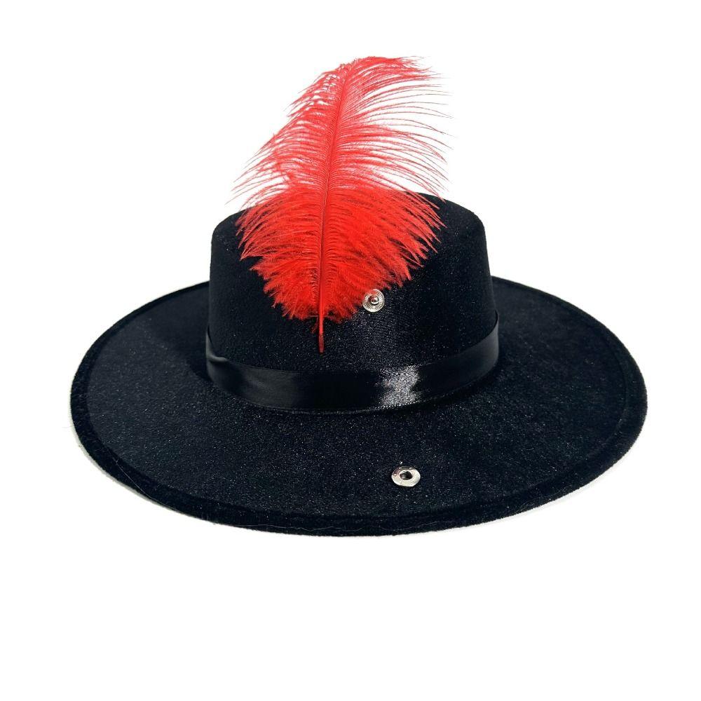 Classic 1920s Vintage Fedoras Hats Feather Decor 1920s Jazz Hat Gentleman Fedoras Hats  Halloween