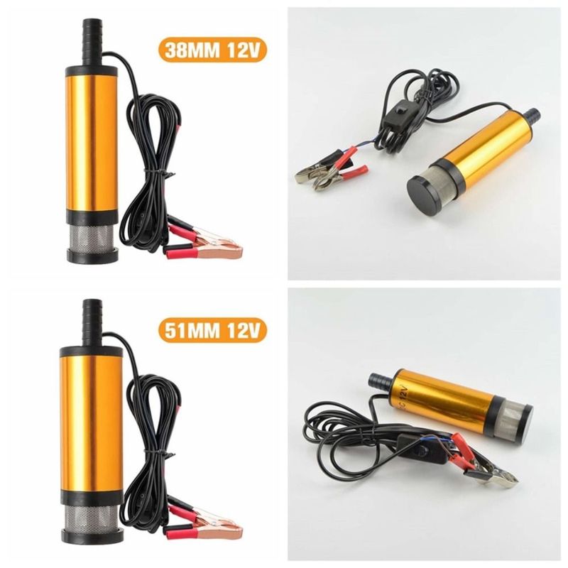 Hand Pump Aluminum Alloy Oil Suction Pump ABS DC12V Fuel Transfer Pump 12L/min 32L/min Electric Oil Tool Motorcycle