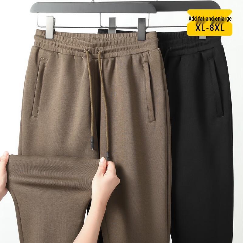 Men's Plus Size Thick Loose Elastic Waist Pants
