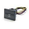 Car Red LED DRL Light Packing Radar Power On Off Camera Mirror Switch Button For Ford Focus 2 Mk2 2009 2010 2011 Accessories