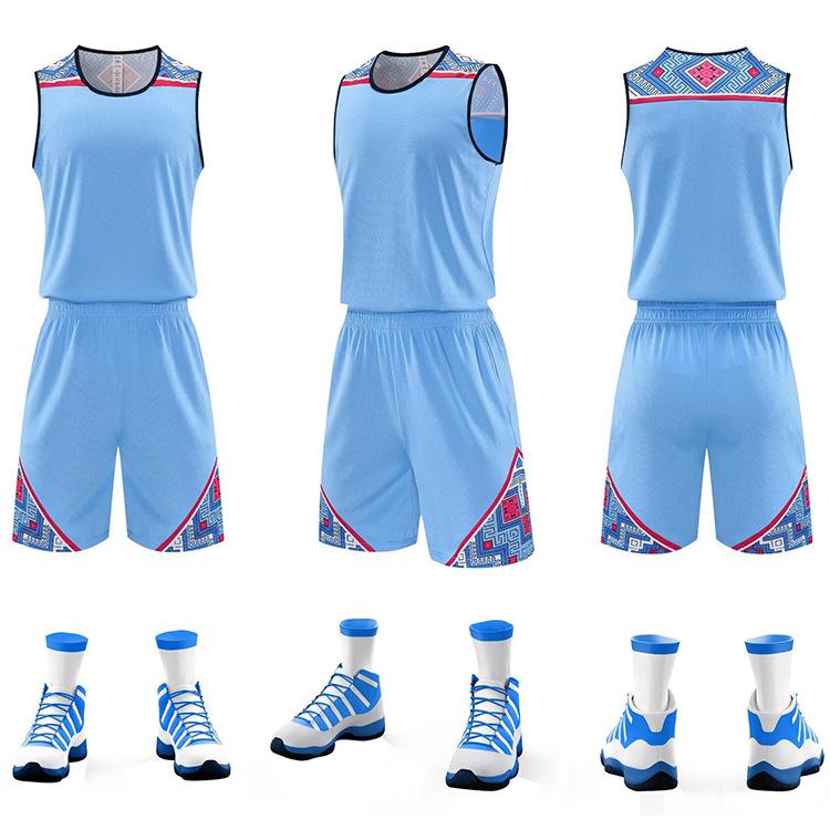 American Basketball Suit Men'S College Students Children'S Training Suit Sports Quick-Drying Team Game Jersey Summer
