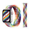 Nylonový pásek se sólo smyčkou tkaninou pro Apple Watch 7 6 pásek 44 mm 40 mm 38 mm 42 mm 41 mm 45 mm elastický pro iWatch Series 6 SE 5 4 3