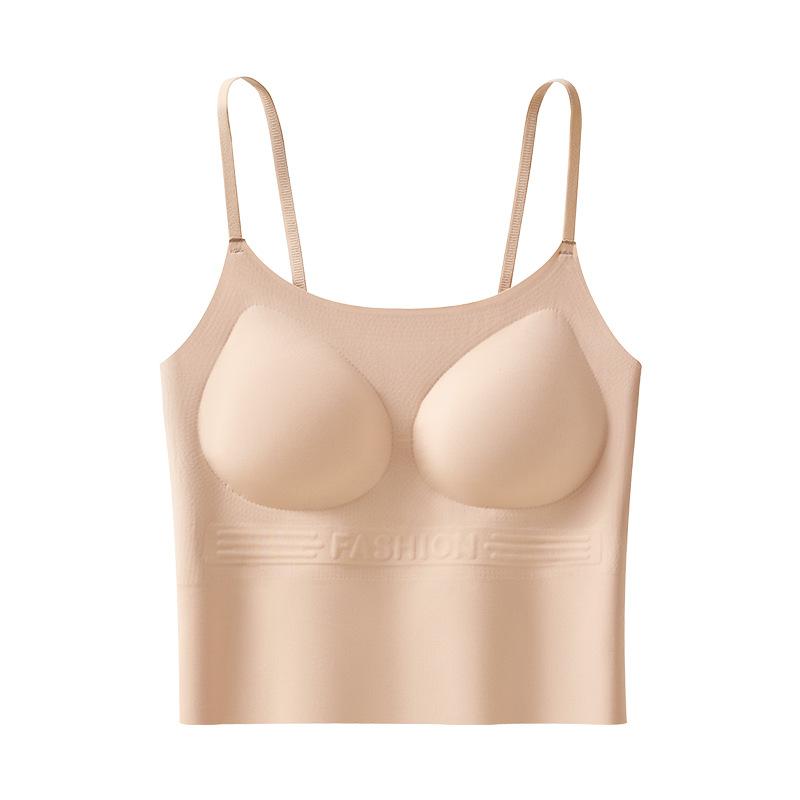 Skin Tone Padded Camisole with Adjustable Straps L дубильная кора