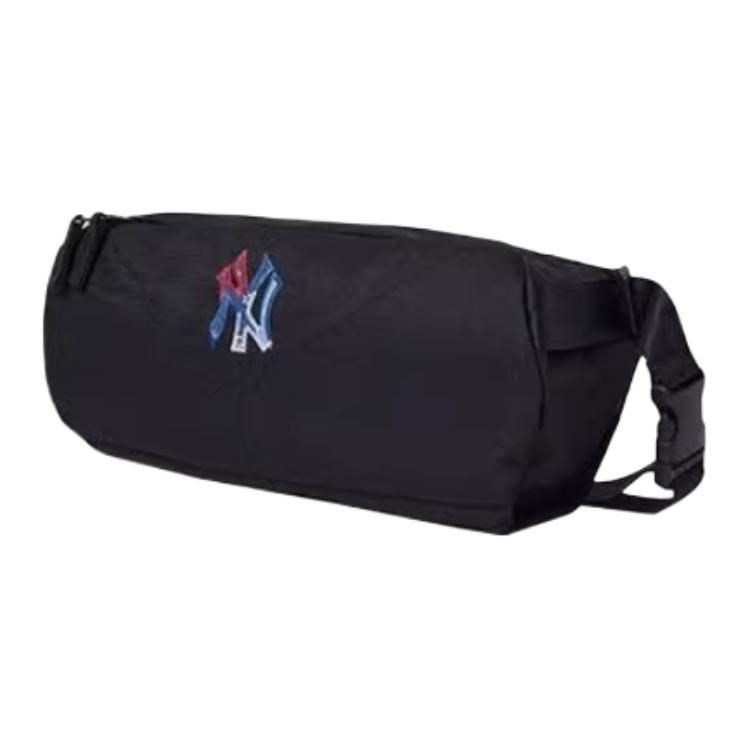 New New Era MLB Collaboration Fabric One Shoulder Crossbody Fanny Pack Regular Men's Black 14178130
