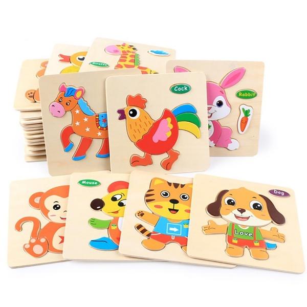 Premium Quality Wooden Puzzle Educational Developmental Baby Kids Training Toy With Fashion Style