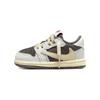 Travis Scott X Air 1 Retro Low OG TD Reverse Mocha Baby Sneakers Brown Sail University-Red DO5441-162