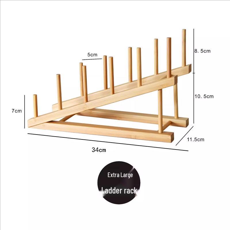 Mehrzweck-Holzregal für Schüsseln, Geschirr, Teegebäck, CDs, Seidengarn, Tassen, Mikrofone und Ping An Kou Farbtafel.