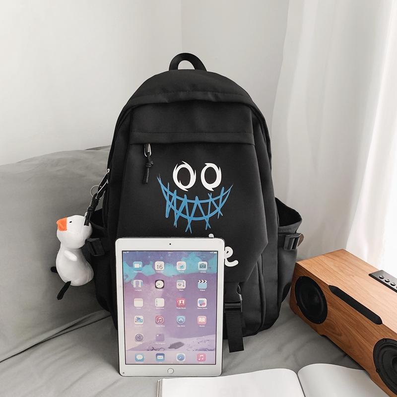 Trendy Harajuku Style Large Capacity Backpack for High School and College Students