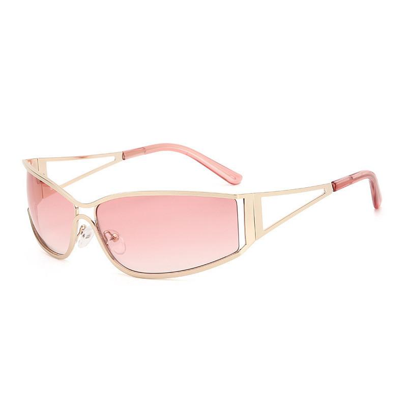 Europen Retro Narrow Frame Sunglasses With Uv400 Protection For Outdoor Activities And Parties