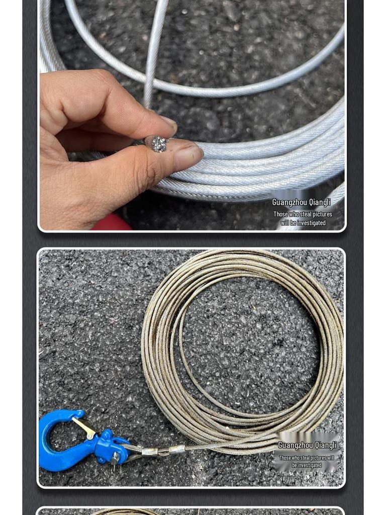 Anti-Rotation Steel Wire Rope with Soft Core for Electric Hoist and Outdoor Crane Use