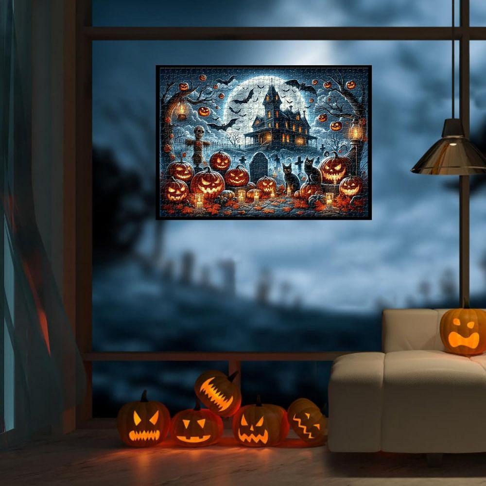 

1000 Pieces Jigsaw Paper Decompress Educational Toy Creative Halloween Puzzle