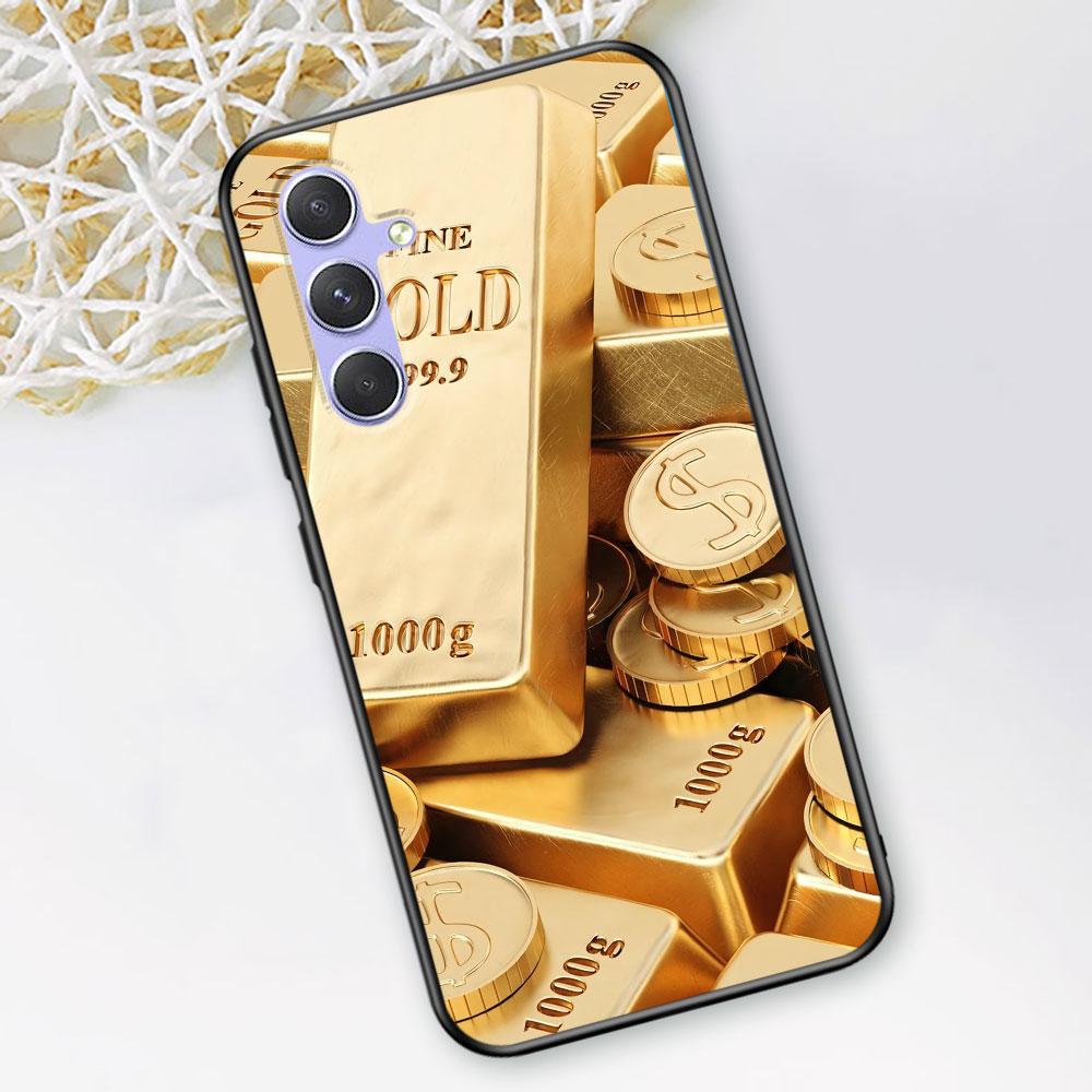Fine Gold Pattern Printing Case for Samsung Galaxy A51 A53 A54 A31 A52 A12 A13 A21s A22 A32 A11 A22 A33 A41 A52s TPU Phone Cover