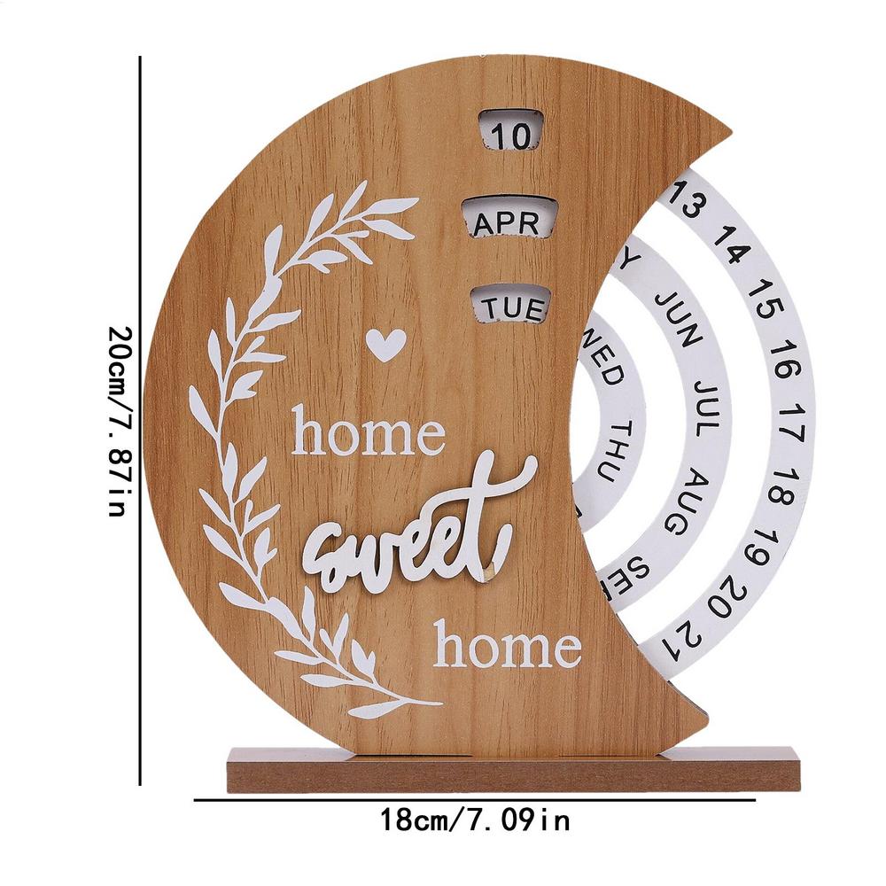 Настольный календарь-дата Вращающийся вечный календарь Декоративный ручной вращающийся календарь Многоразовый ежедневный настольный календарь Вечный