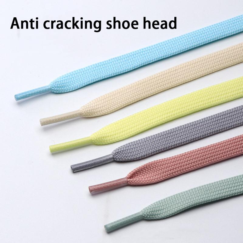 Klassische einfarbige Schnürsenkel 0,8 cm breit Flache Schuhe Sneaker Schnürsenkel Schuhzubehör 100/120/140 cm Schnürsenkel 1 Paar