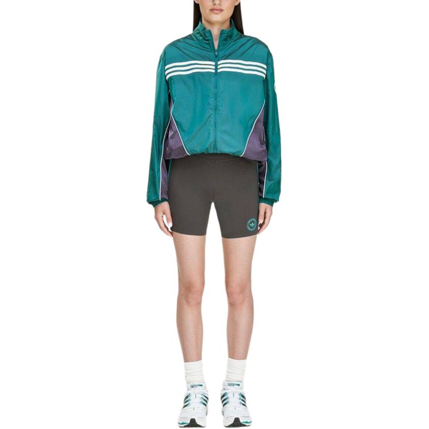 adidas Originals X Sporty & Rich Women's Fitted Bike Shorts Carbon KA0711