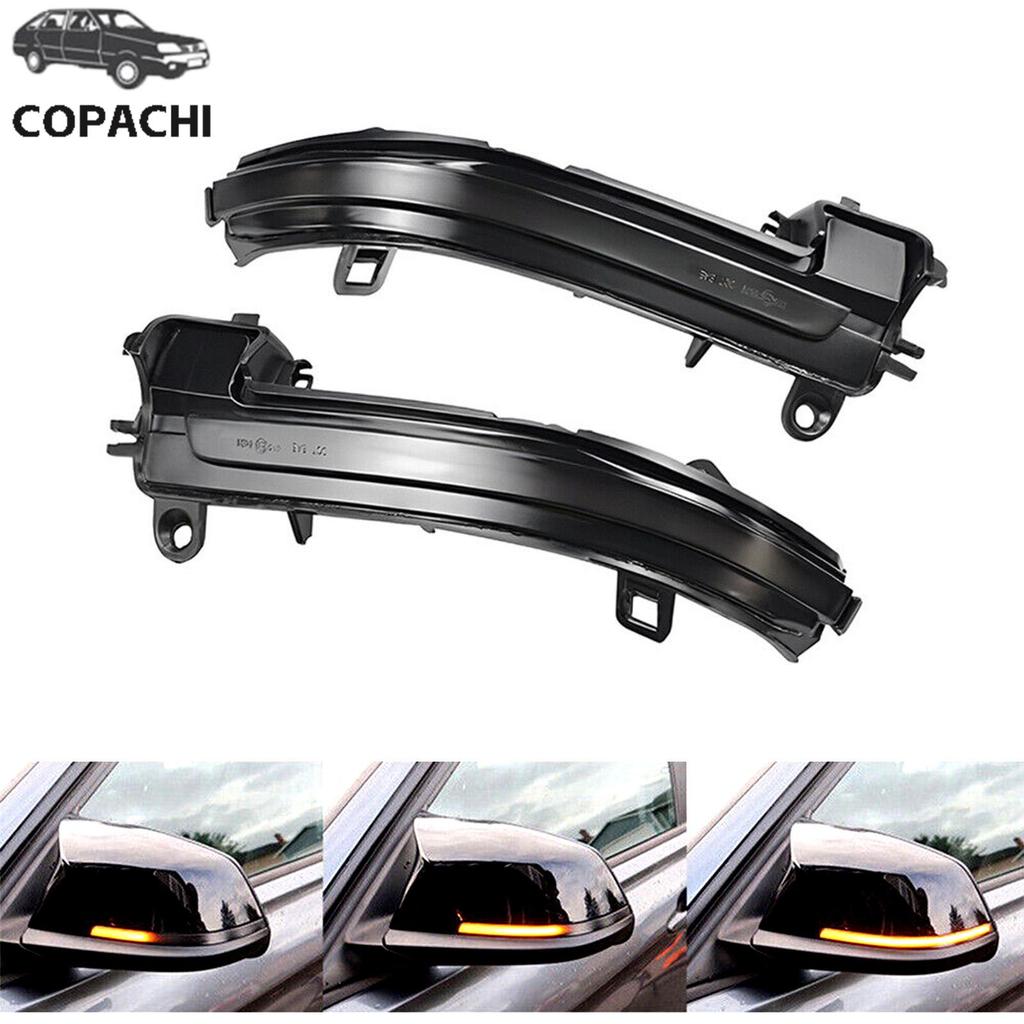 2 szt. Przyciemniana lampa kierunkowskazu LED do lusterka bocznego dla BMW Seria 4 3 2 1 F30 F35 F80 Akcesoria samochodowe Części zamienne